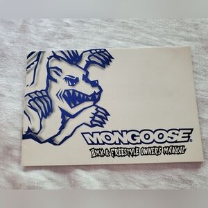 BMX & Freestyle Owner's Manual - Blue and White